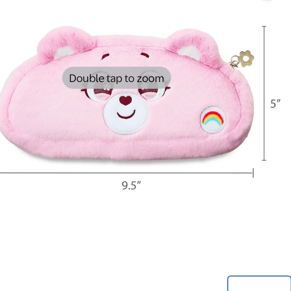 Care Bears Pink Plush Pouch